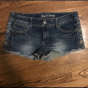 Red Camel Denim Shorts- Size 11